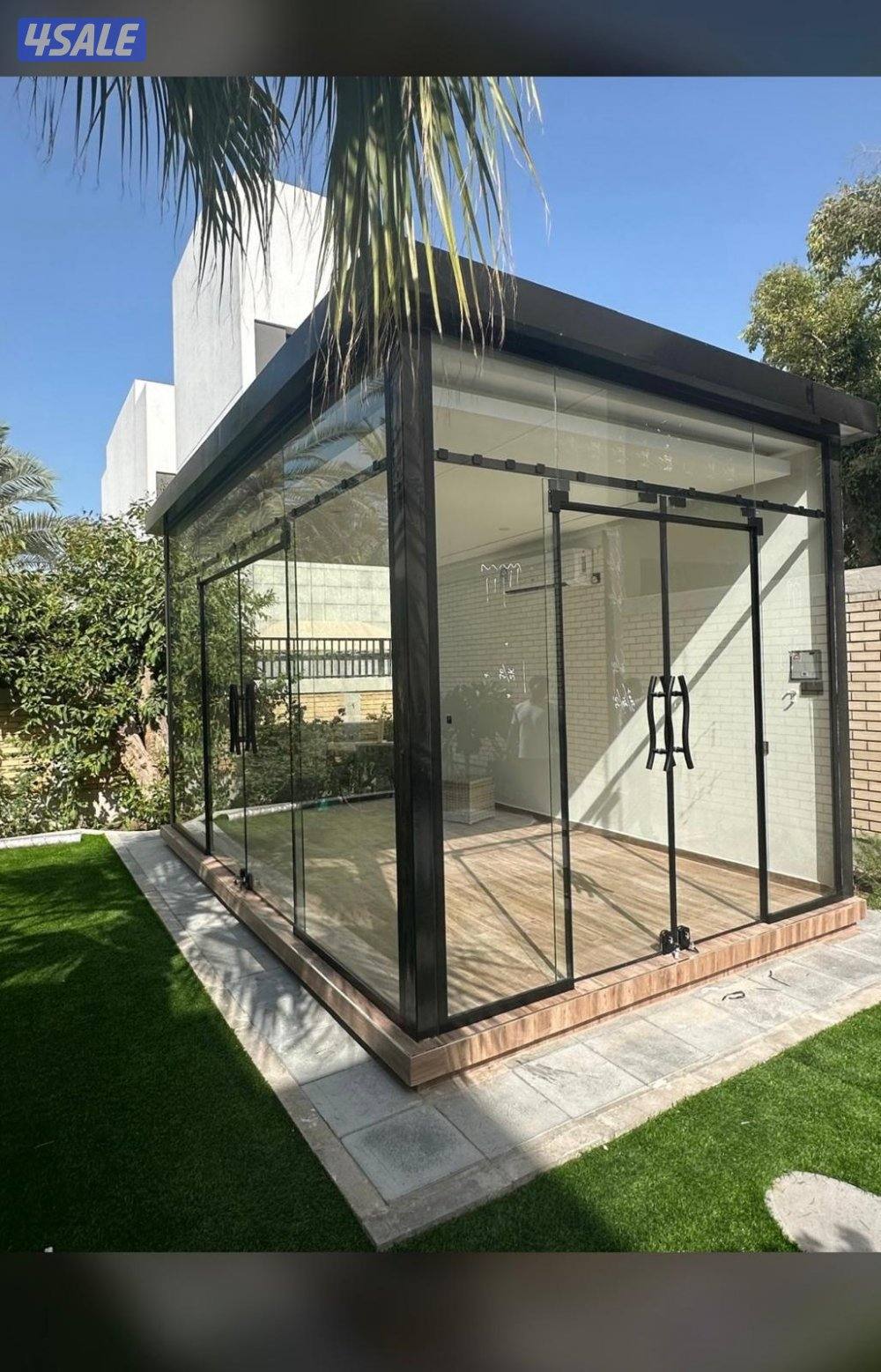 تركيب جميع انواع الزجاج والمرايا شاور بكس طاوله طعام دوربزين درج بلكون9