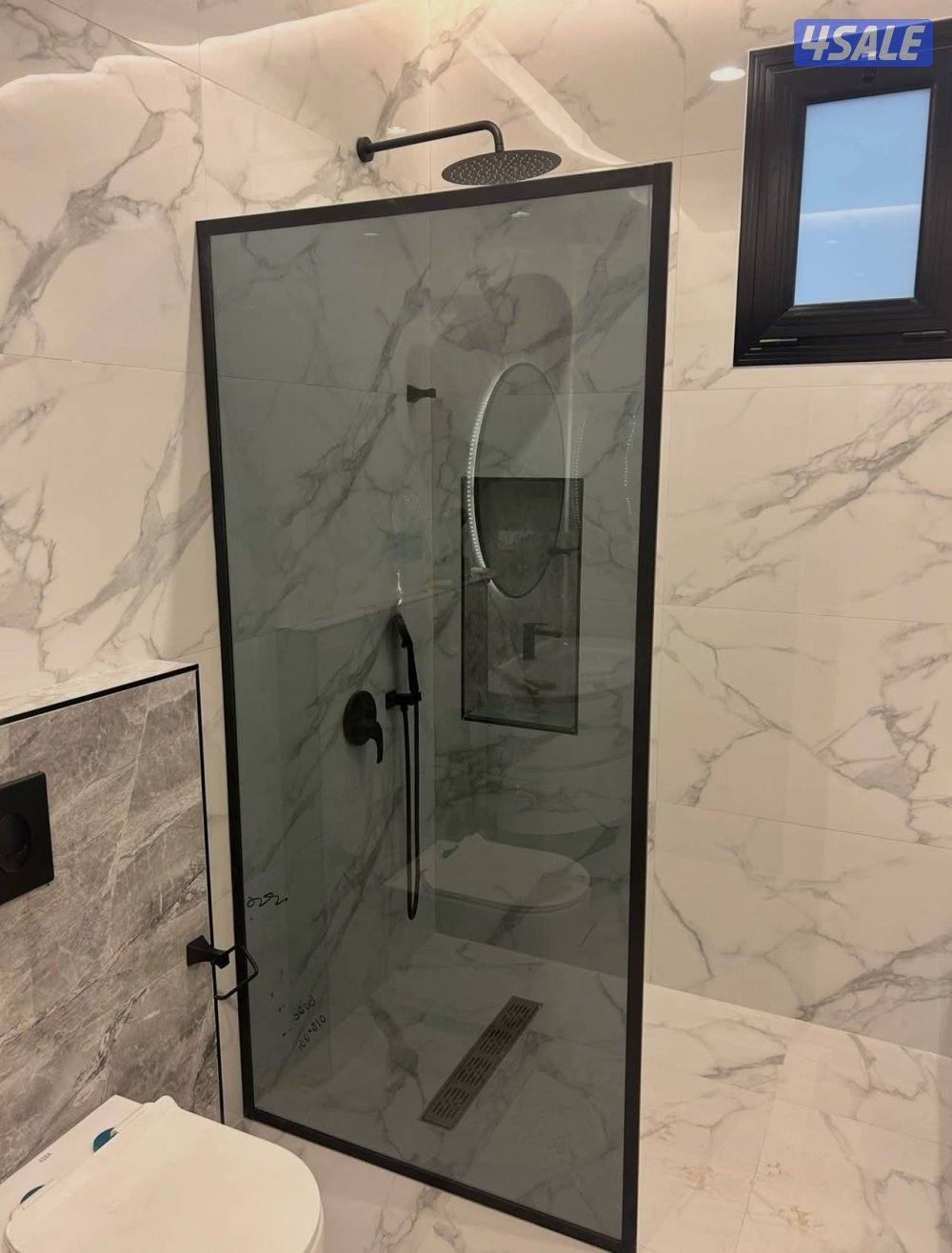 تركيب جميع انواع الزجاج والمرايا شاور بكس طاوله طعام دوربزين درج بلكون13