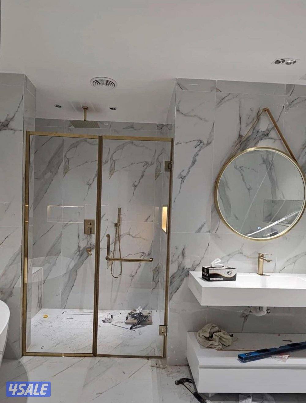 تركيب جميع انواع الزجاج والمرايا شاور بكس طاوله طعام دوربزين درج بلكون14