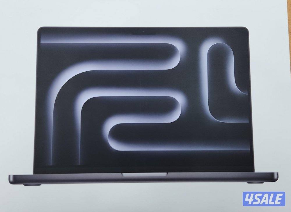 للبيع MacBook Pro M5/14 inch/1TBssd/16ram/ 
لون أسود فلكي جديد مع الكر0