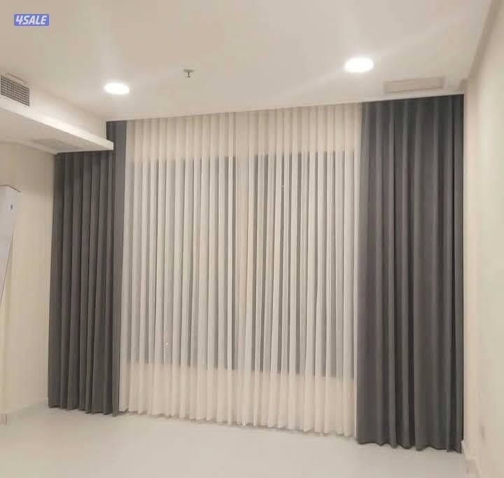 تفصيل جميع انواع الستائر الفندقيه وستاير الرول والعازل للضوء وتنجيد كن0