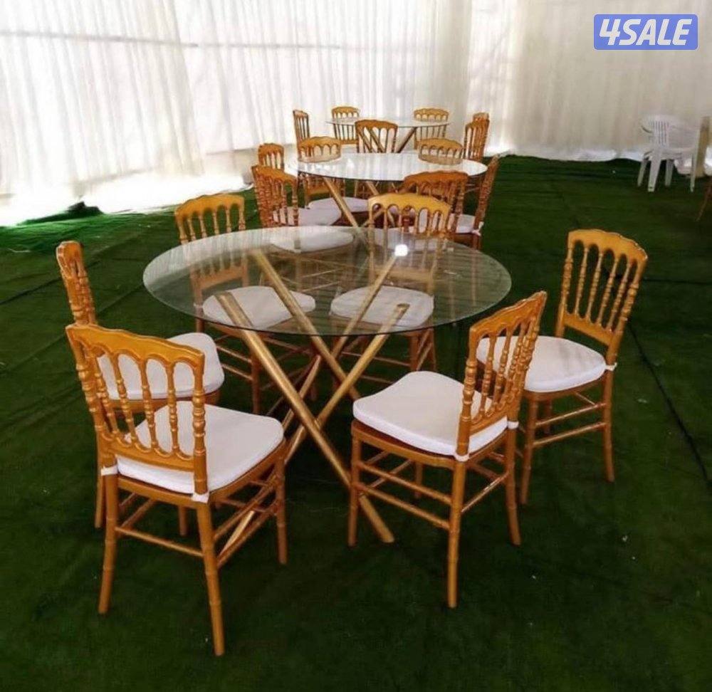 تاجير طاولات وكراسي تظبيط حفله الكويت ف3