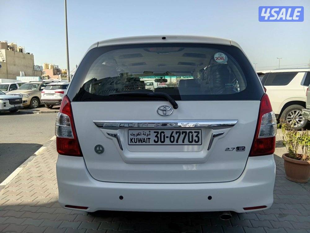 تويوتا أنوفا ٢٠١٥ الساير عداد ٣٤ ألف شرط الفحص صبغ وكاله2
