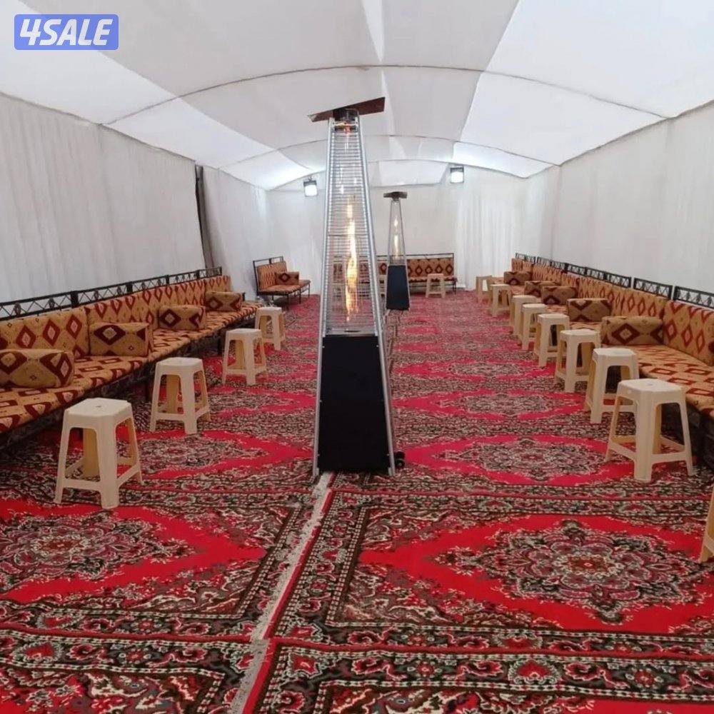تاجير كراسي وطاولات مع الزوليه مع دفايات تضبيط حفله الكويت14