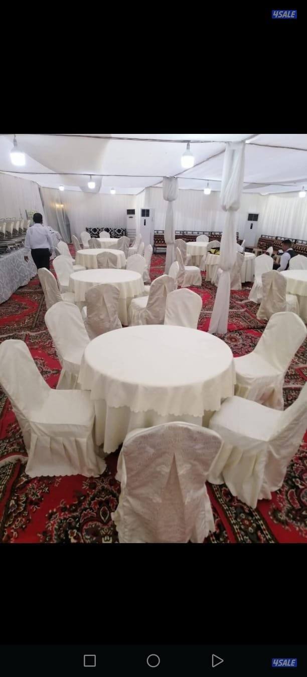 تأجير كراسي وطولات وجميع المستلزمات افراح مناسبات0