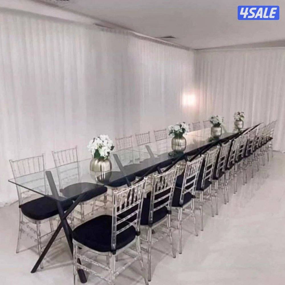 تأجير كراسي وطولات وجميع المستلزمات افراح مناسبات2