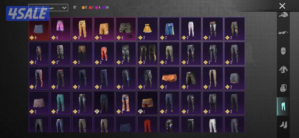 حساب ببجي نوادر  لفل 8411