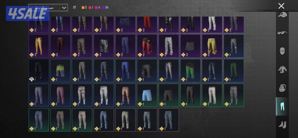 حساب ببجي نوادر  لفل 8412