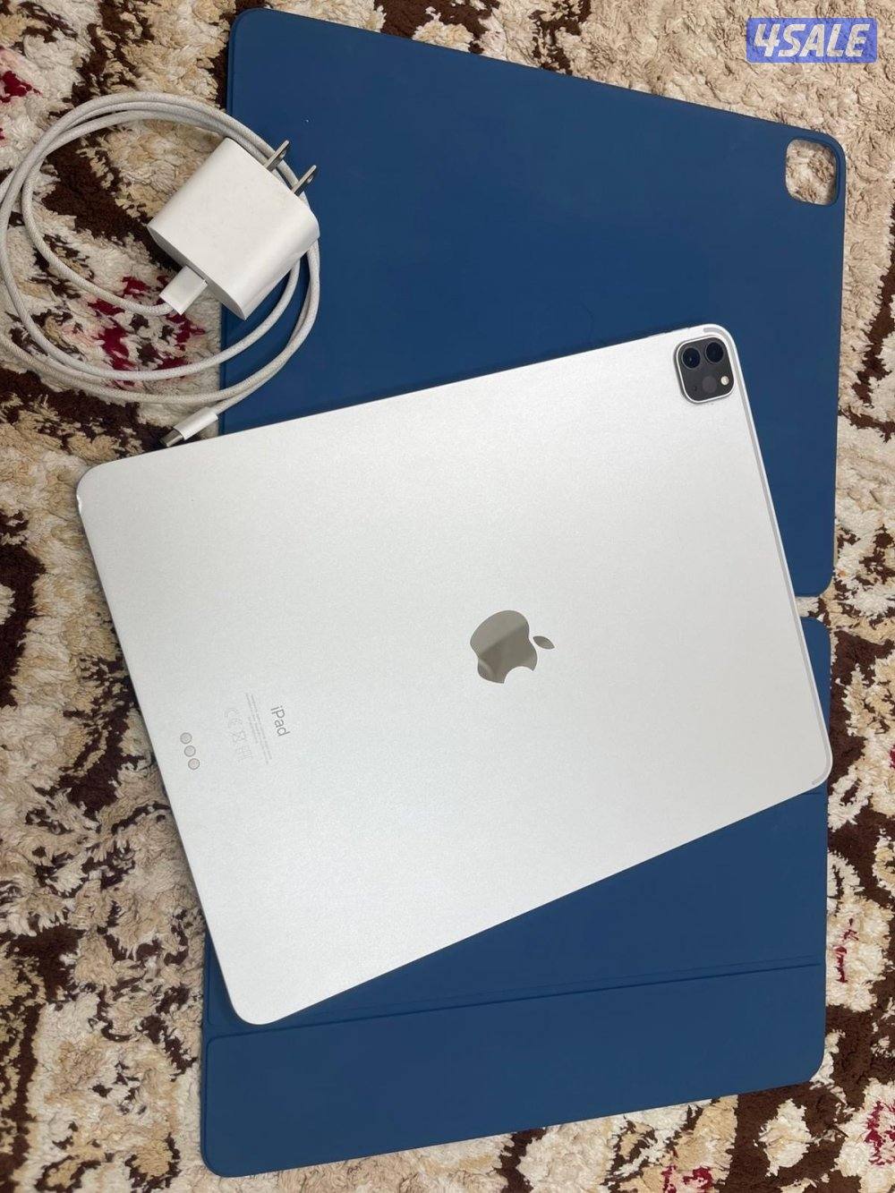 ايباد ابل برو 12.9 انش 256 قيقا الخامس ام ون معالج m1 واي فاي 5g نظيف6