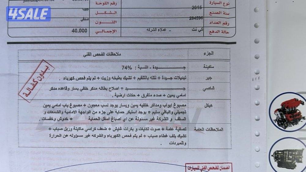 معلومات موجوده فالفحص ولا يدق الا الصامل0