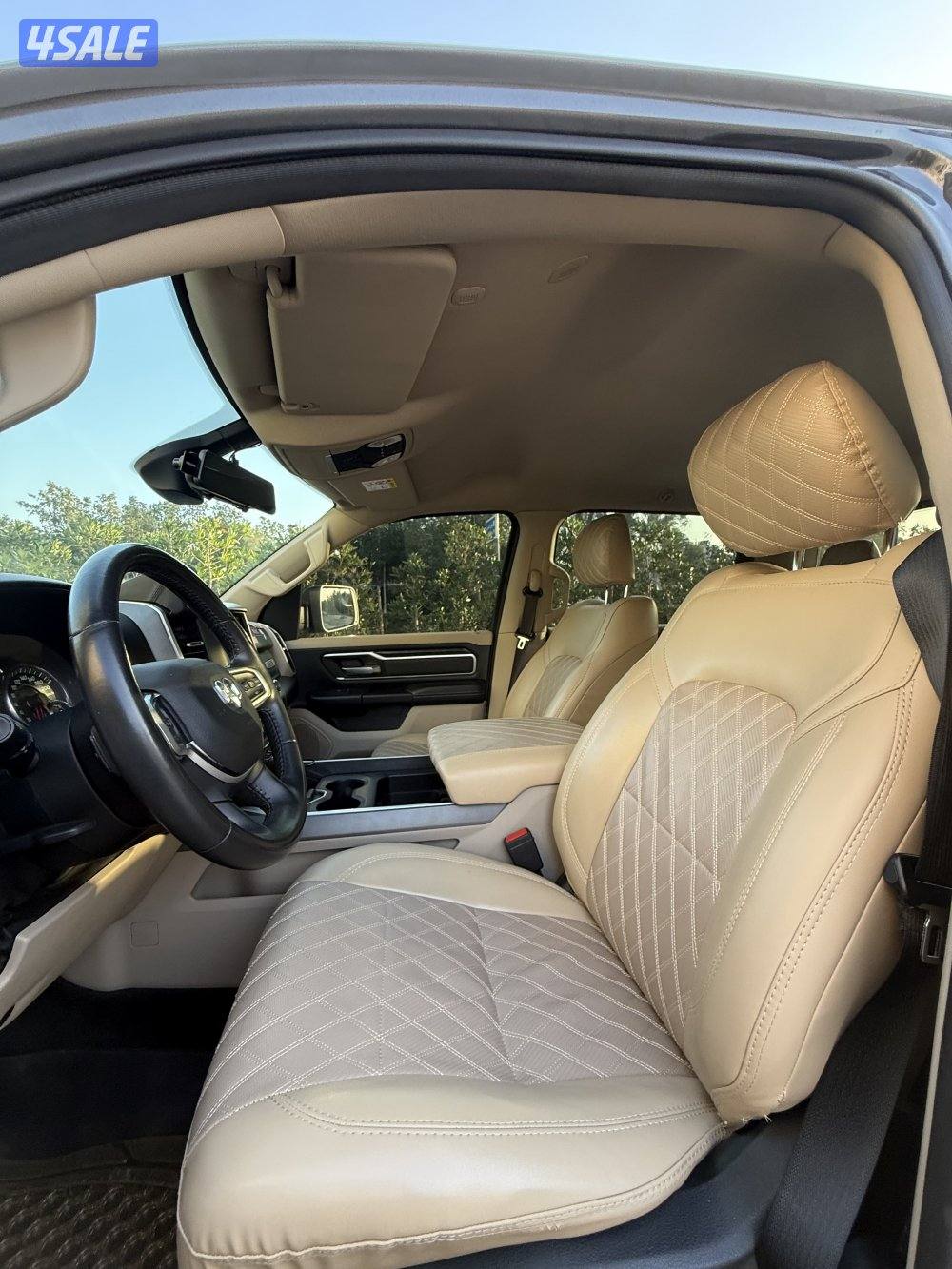 RAM BIGHORN  5.7 HEMI LEATHER WRAPPED DASHCAM NEW TIRES  415 HORSE PWR3