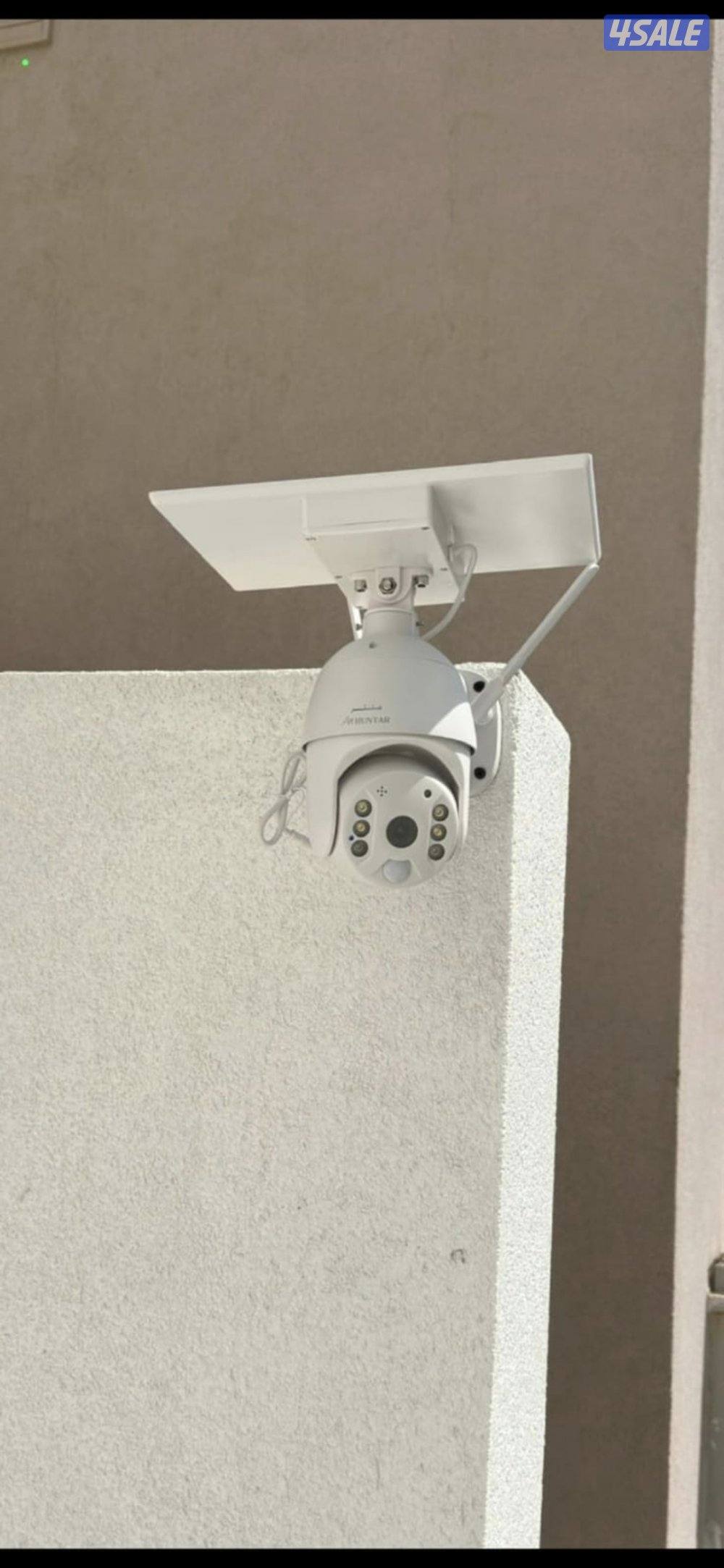 كاميرا طاقه شمسيه متحركه بجميع الاتجاهات صوت وصوره سبيكر مايك2