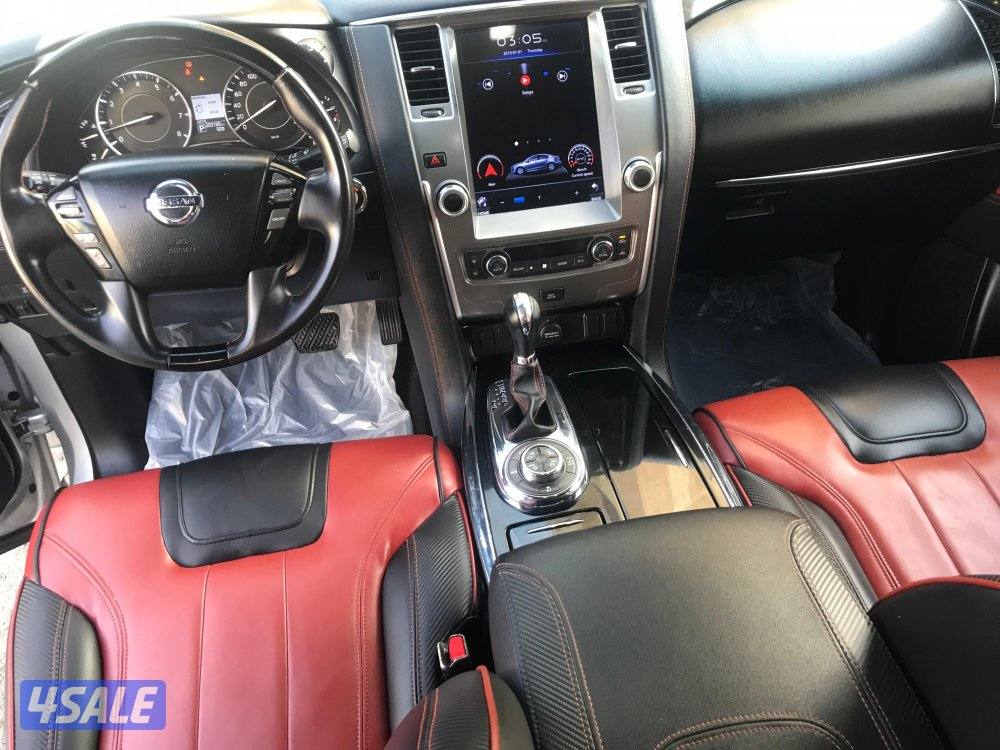 جيب نيسان باترول مديل 2018 لون سلفر6