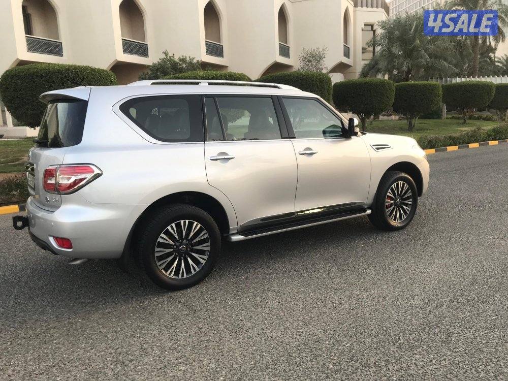 جيب نيسان باترول مديل 2018 لون سلفر8