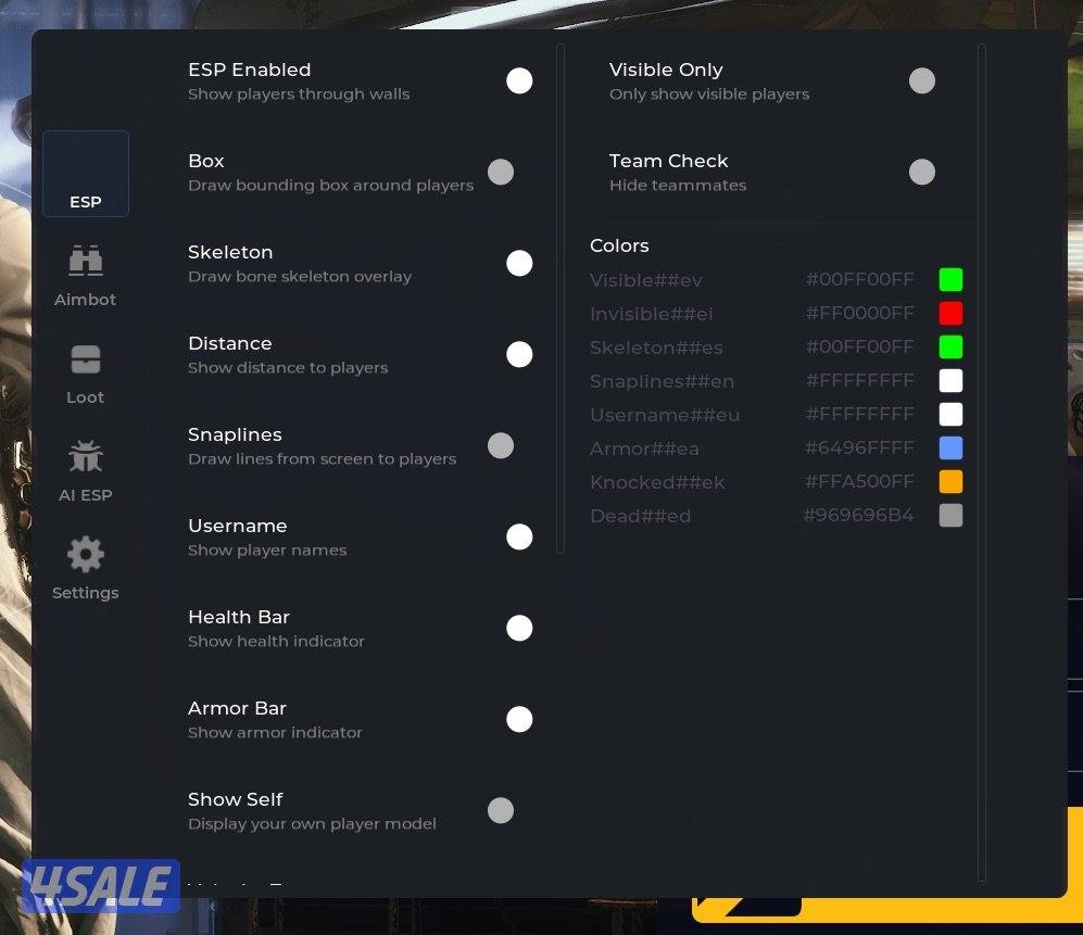 هاك ارك رايدرز Hack Arc Raiders1