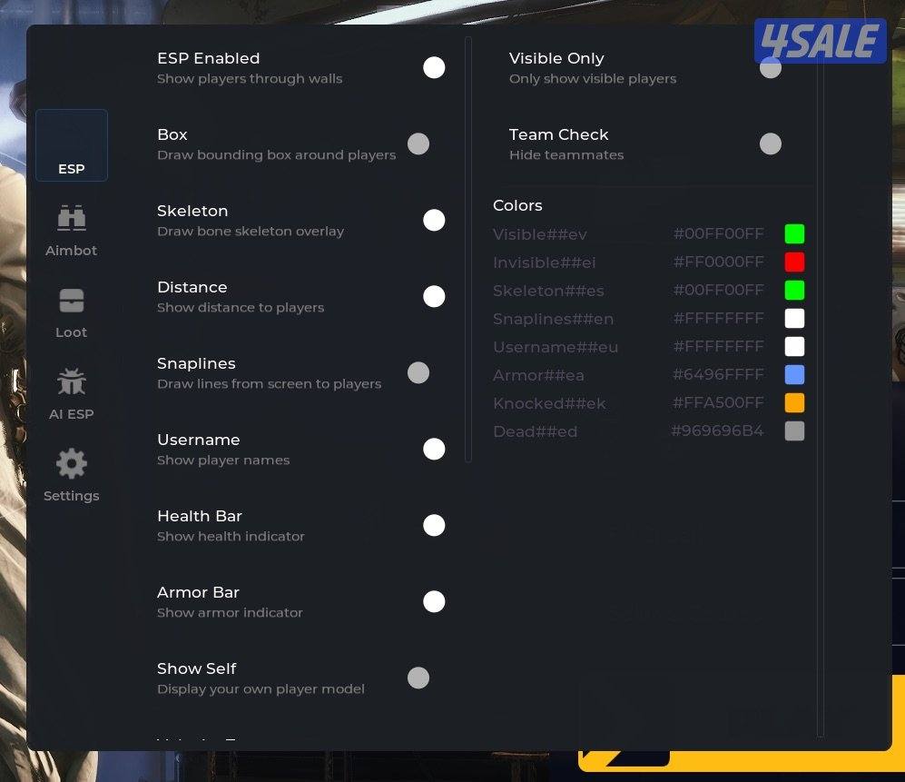 هاك ارك رايدرز Hack Arc Raiders2