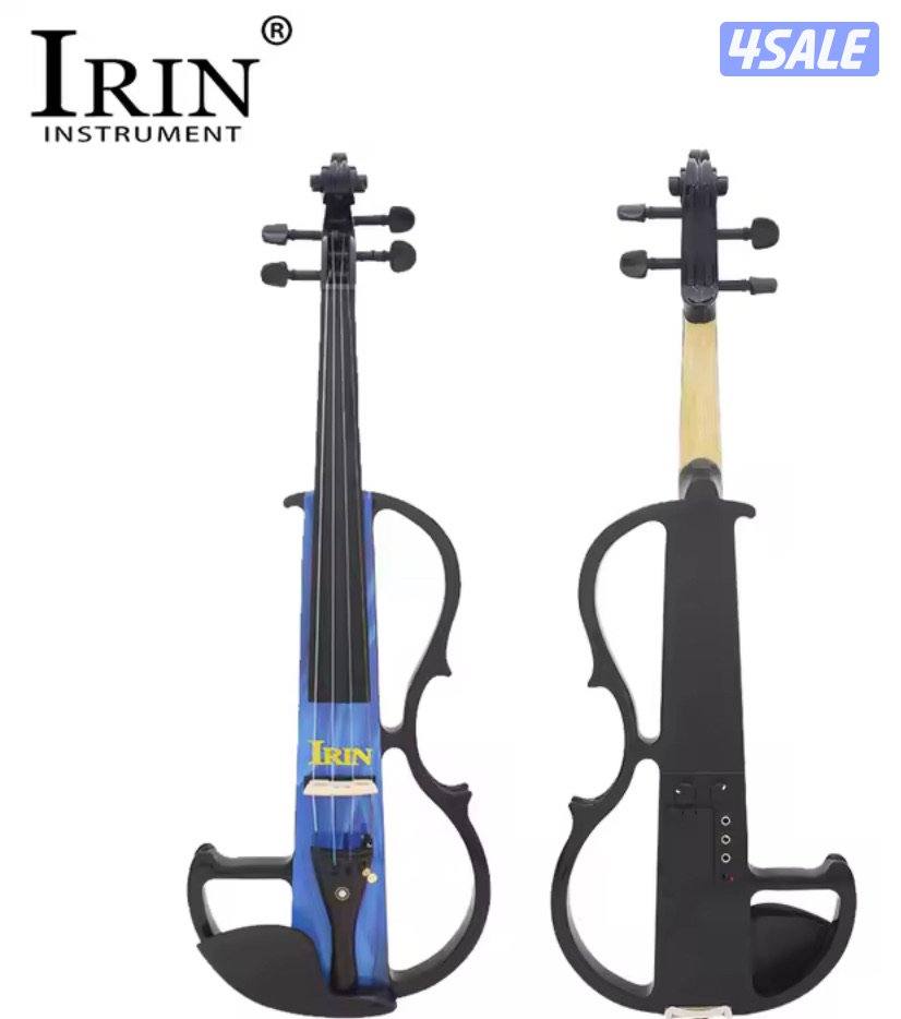 للبيع كمنجة كهربائية اليكتريك تعمل سماعه الأذن والسماعات الكبيرةvioli1