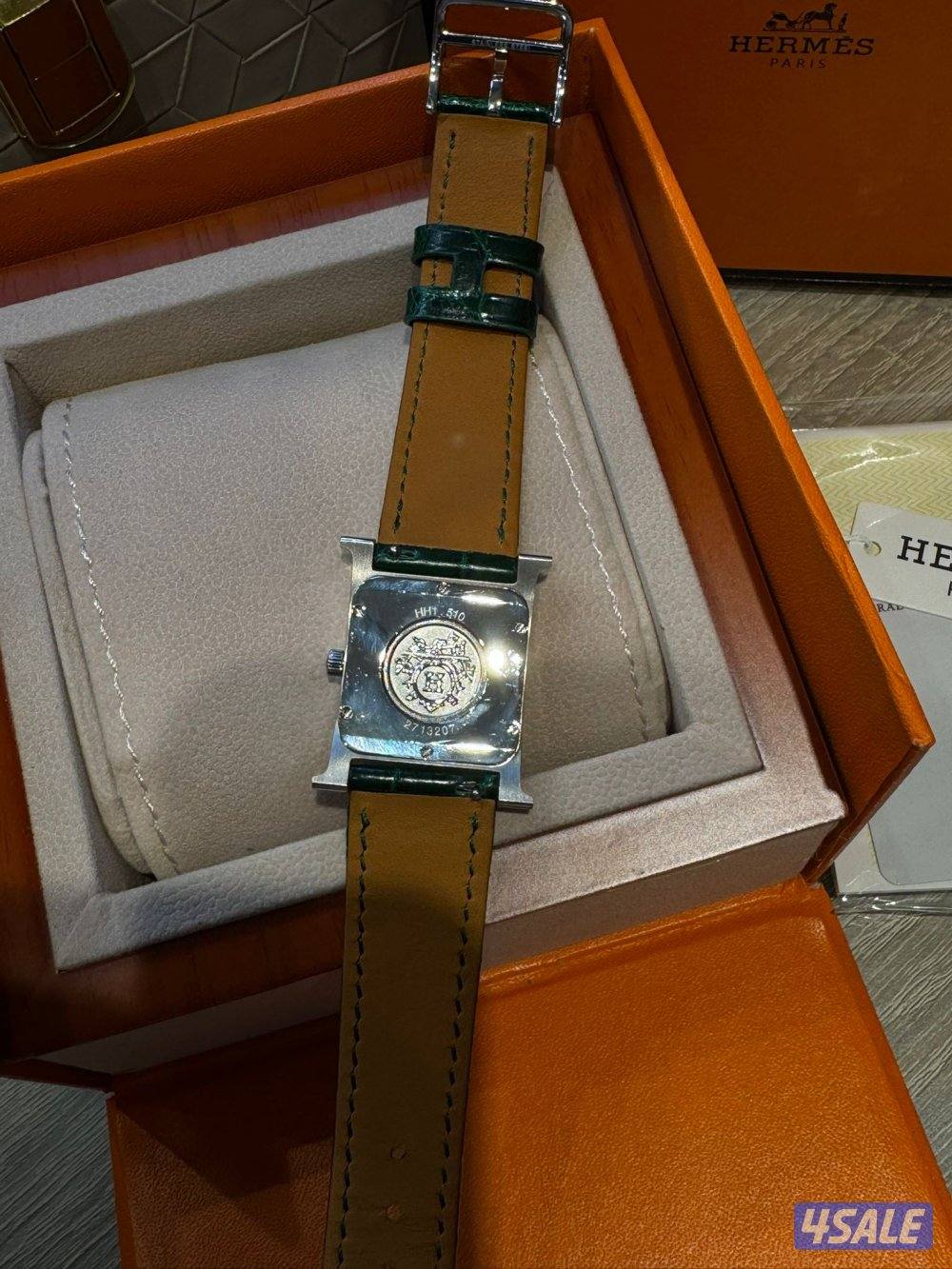 للبيع ساعه هيرمز الماس نسائيه أصليه5