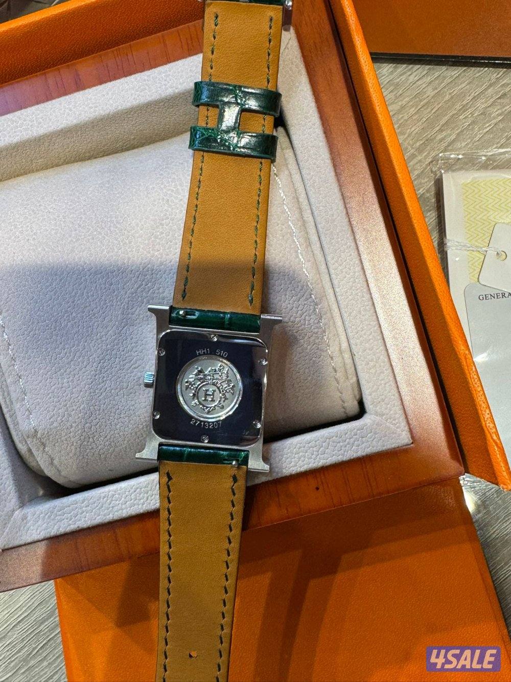 للبيع ساعه هيرمز الماس نسائيه أصليه4