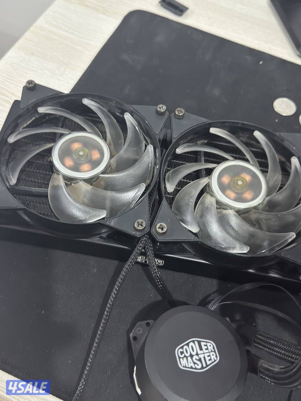 مبرد مائي كولر ماستر Cooler Master MasterLiquid ML240L V2 RGB - نظيف0