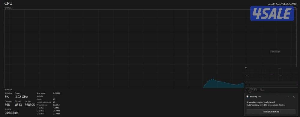 للبيع 5070 -Intel i7 بي سي العاب جهاز شبه جديد اقل من شهرين استمال2