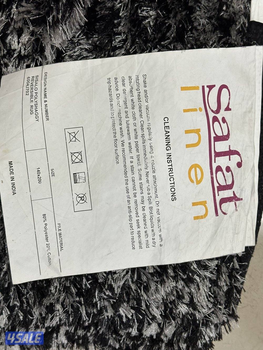 Safat Home Fluffy carpets 2 colors and 2 sizes available for sale5