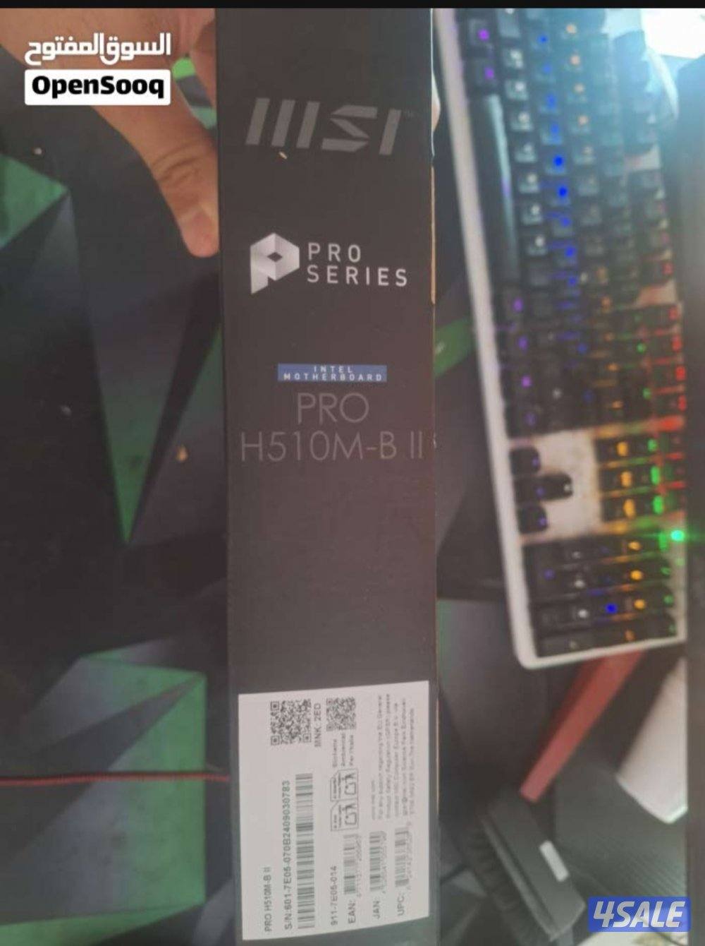 معالج i5 10400f ومذربورد h510m_pro msi1
