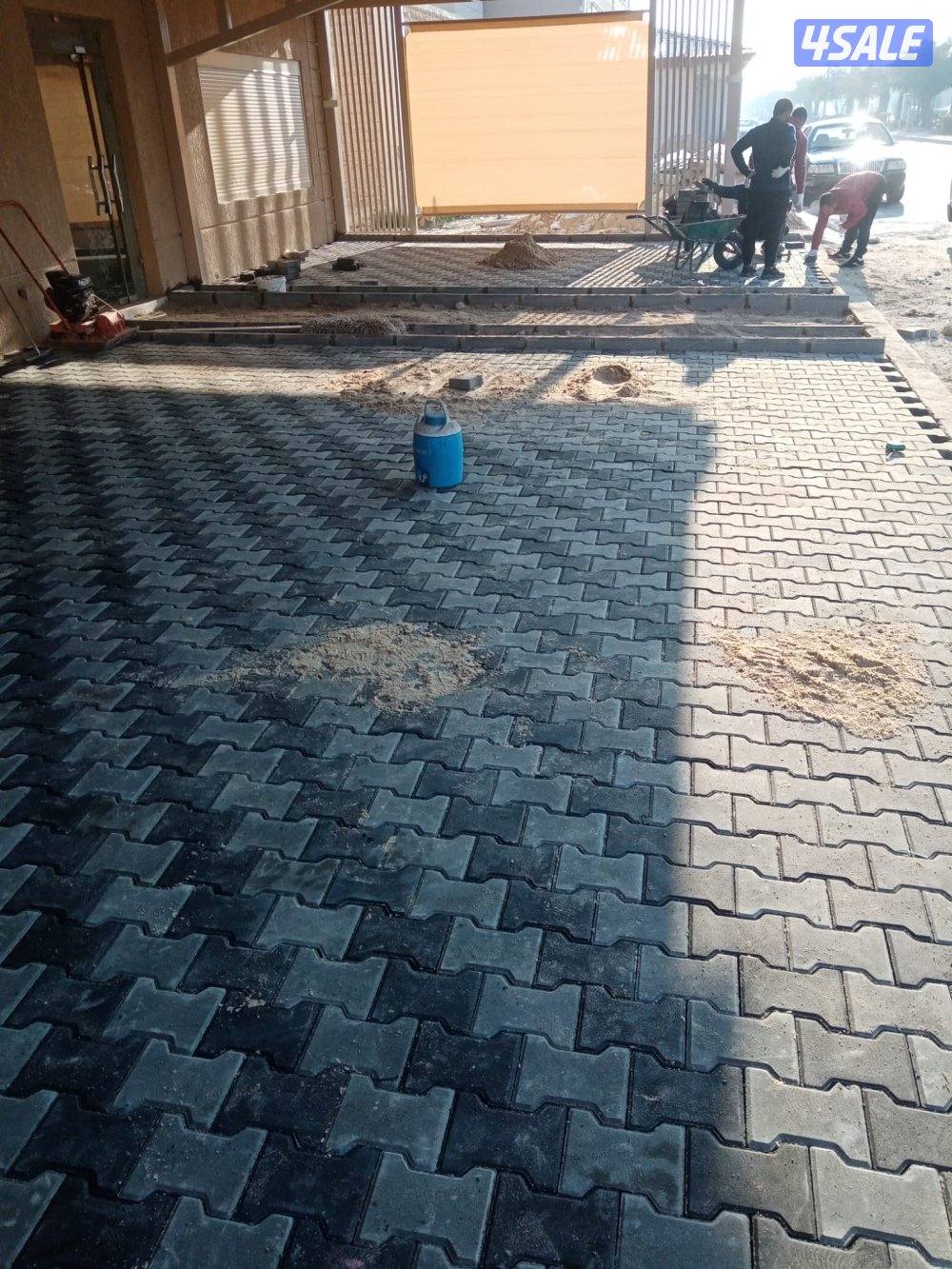 معلم فني لتركيب وتوريد جميع انواع البلاط المتداخل والكربستون12