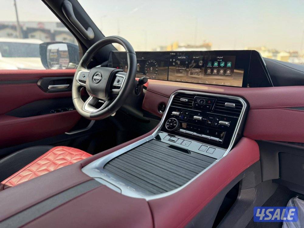 نيسان باترول V6T-بلاتنيوم .TURBO
موديل 2025 
ماشي 53.000 k.m7