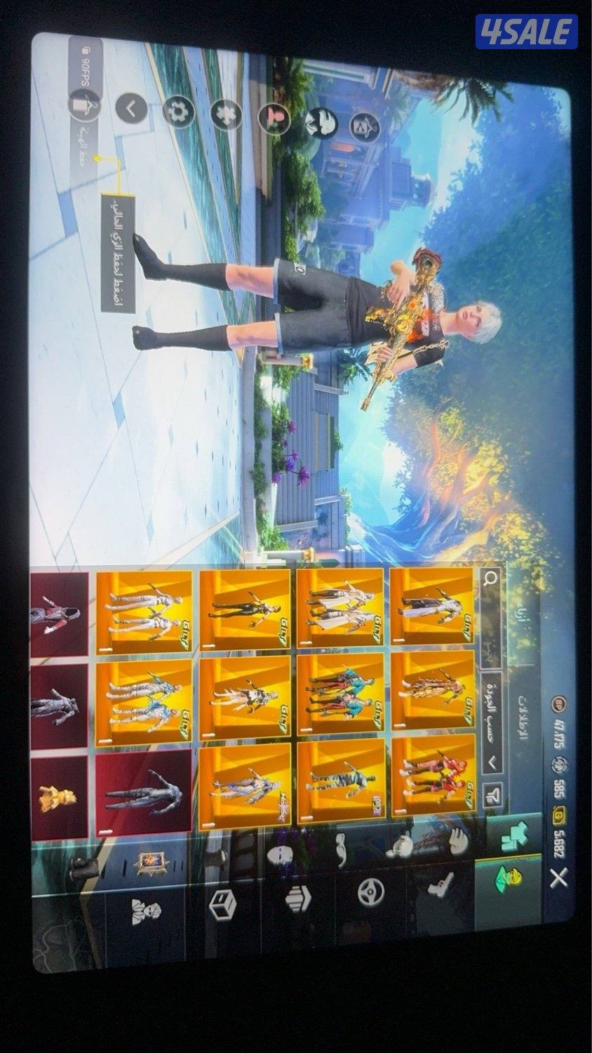 للبيع حساب بوبجي0