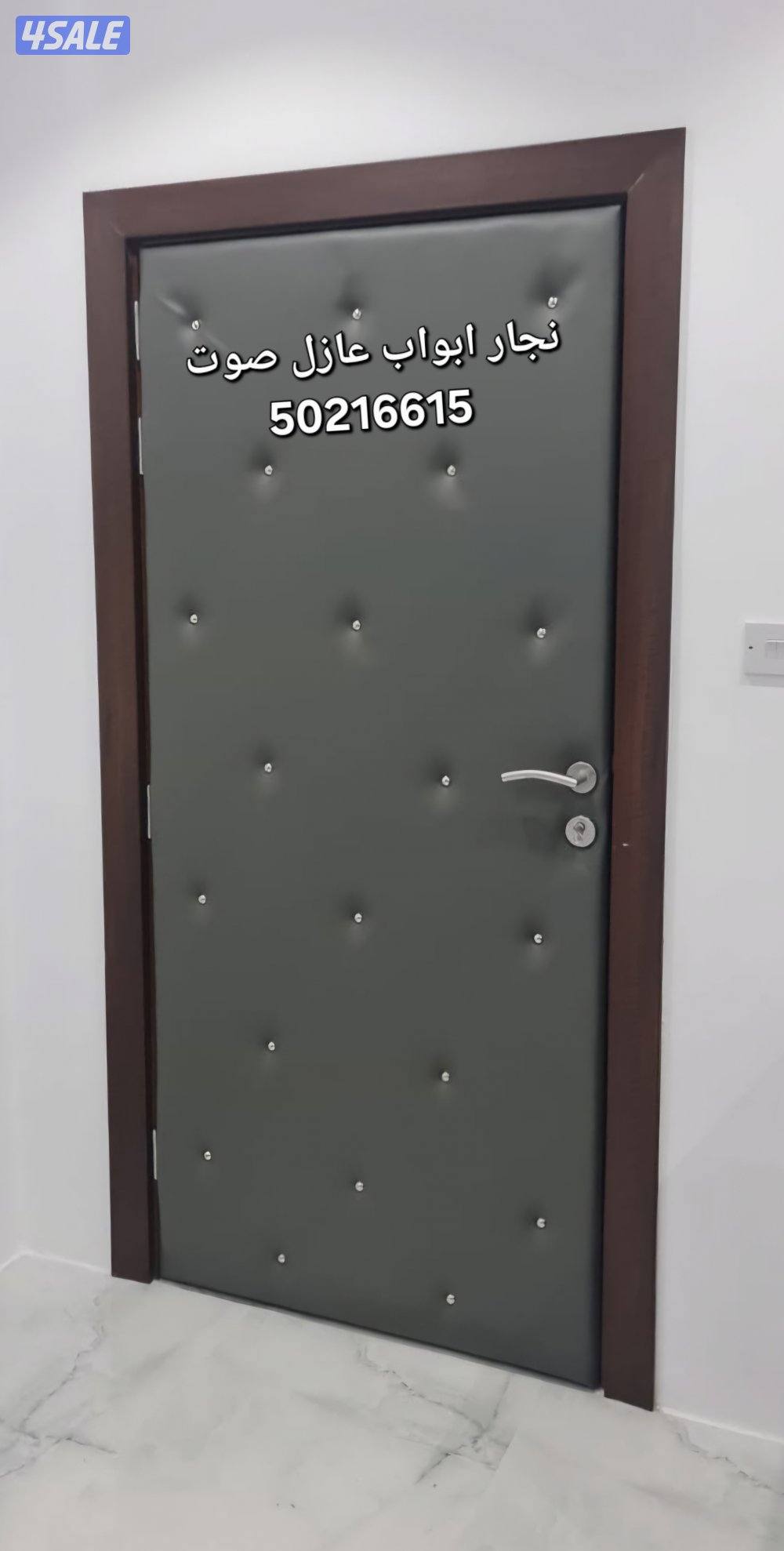 نجار أبواب عازل صوت تلبيس وتنجيد الأبواب للعازل جميع مناطق الكويت3