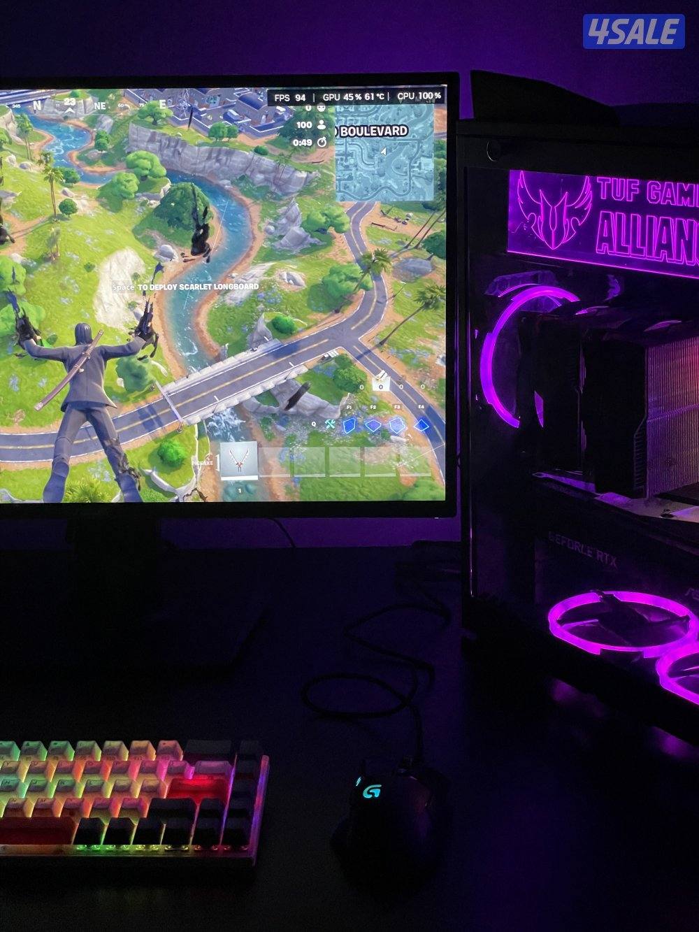 Full Gaming PC Set Up for Sale0