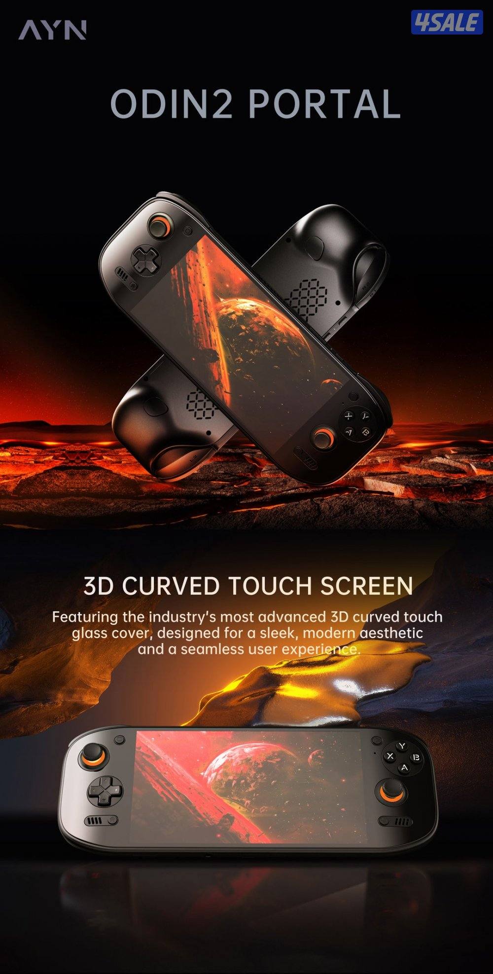 Ayn Odin Portal 2 BASE جهاز قيمنق اندرويد2