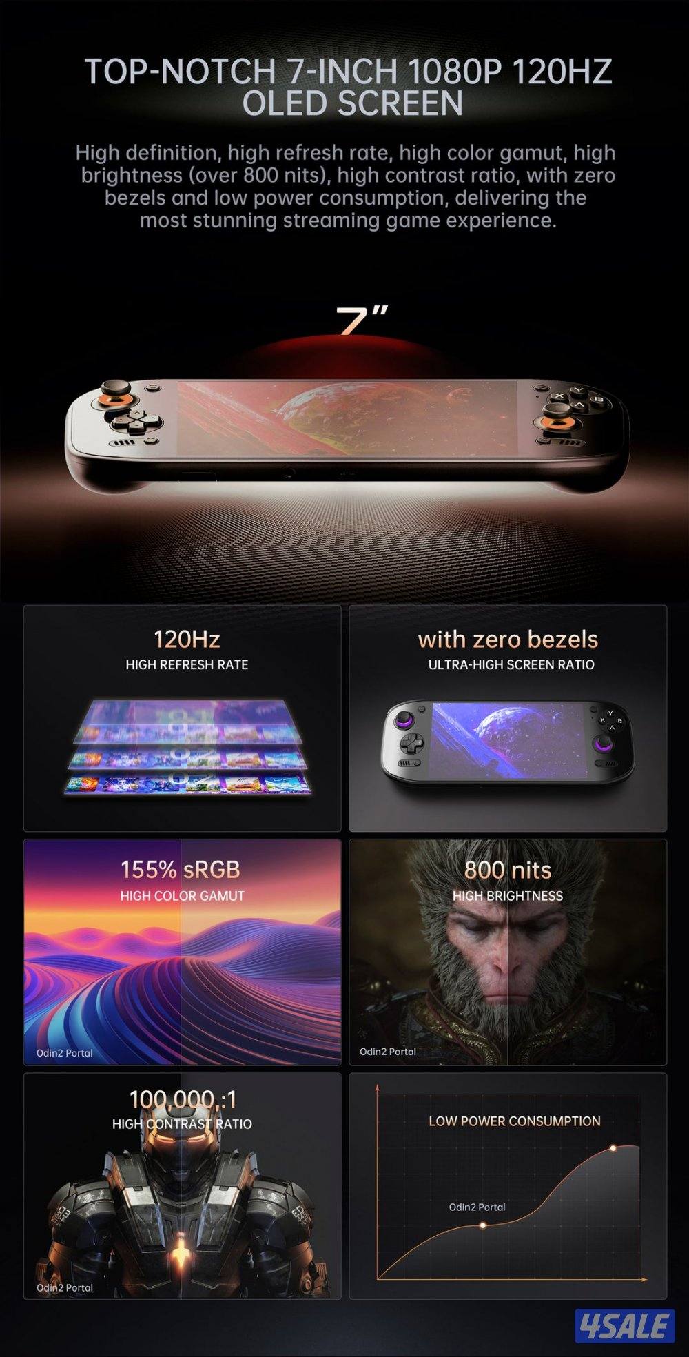 Ayn Odin Portal 2 BASE جهاز قيمنق اندرويد3