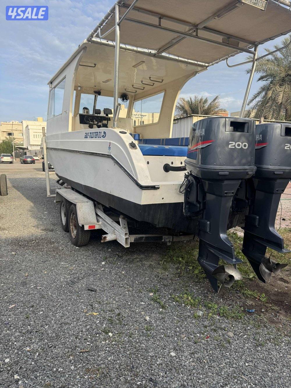 للبيع جلف ماستر 31 قدم موديل 2013 عليه مكاين 200/200 عكس ساق طويل4