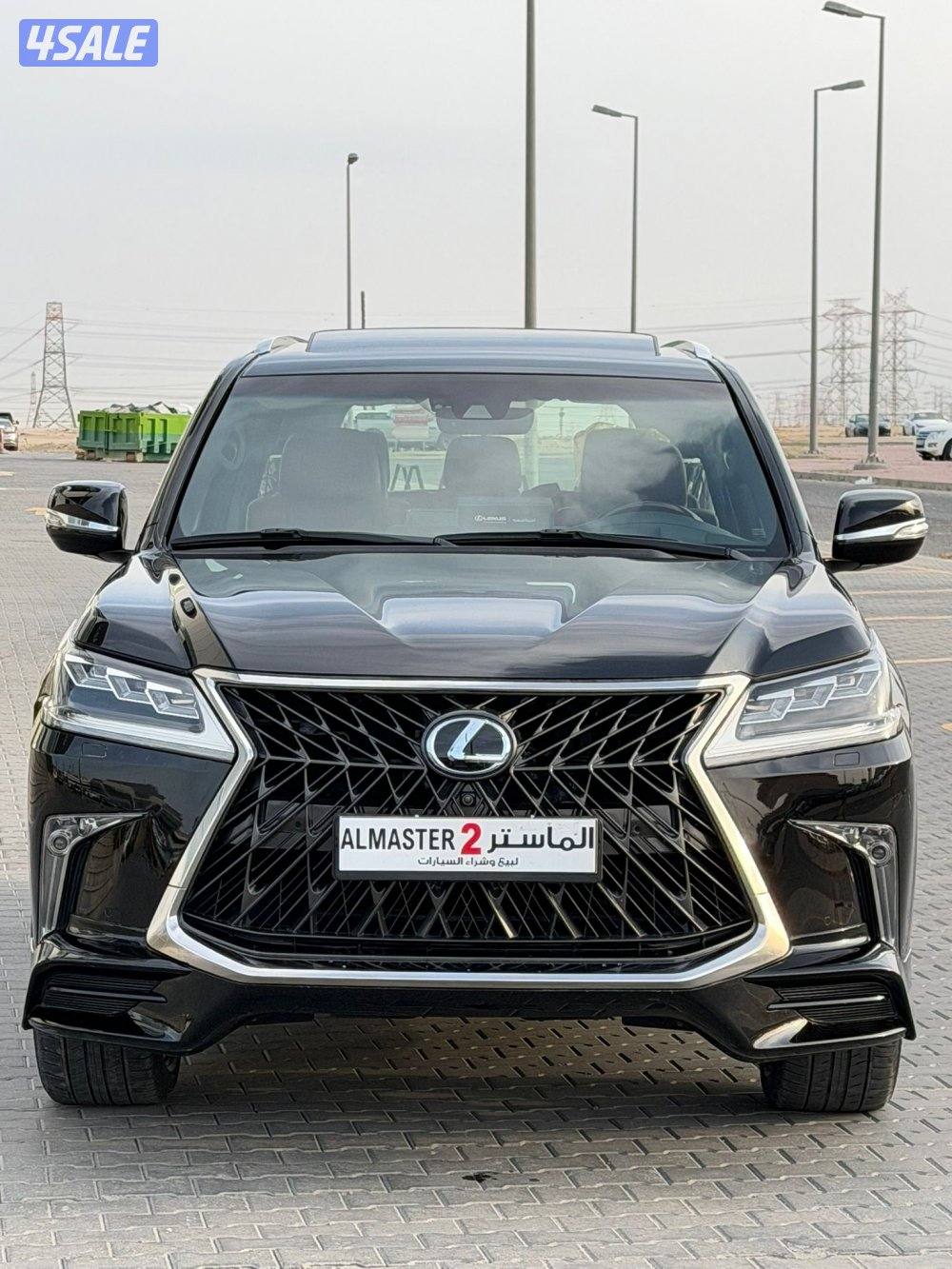 لكزس LX570 صبغ الوكاله 2018 اسود1