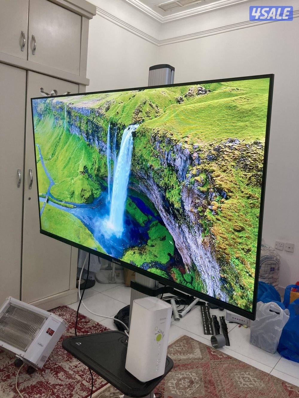 للبيع تلفزيونات 55 و 43 بوصه سمارت 4k اعلي فئة توصيل 24 ساعة0