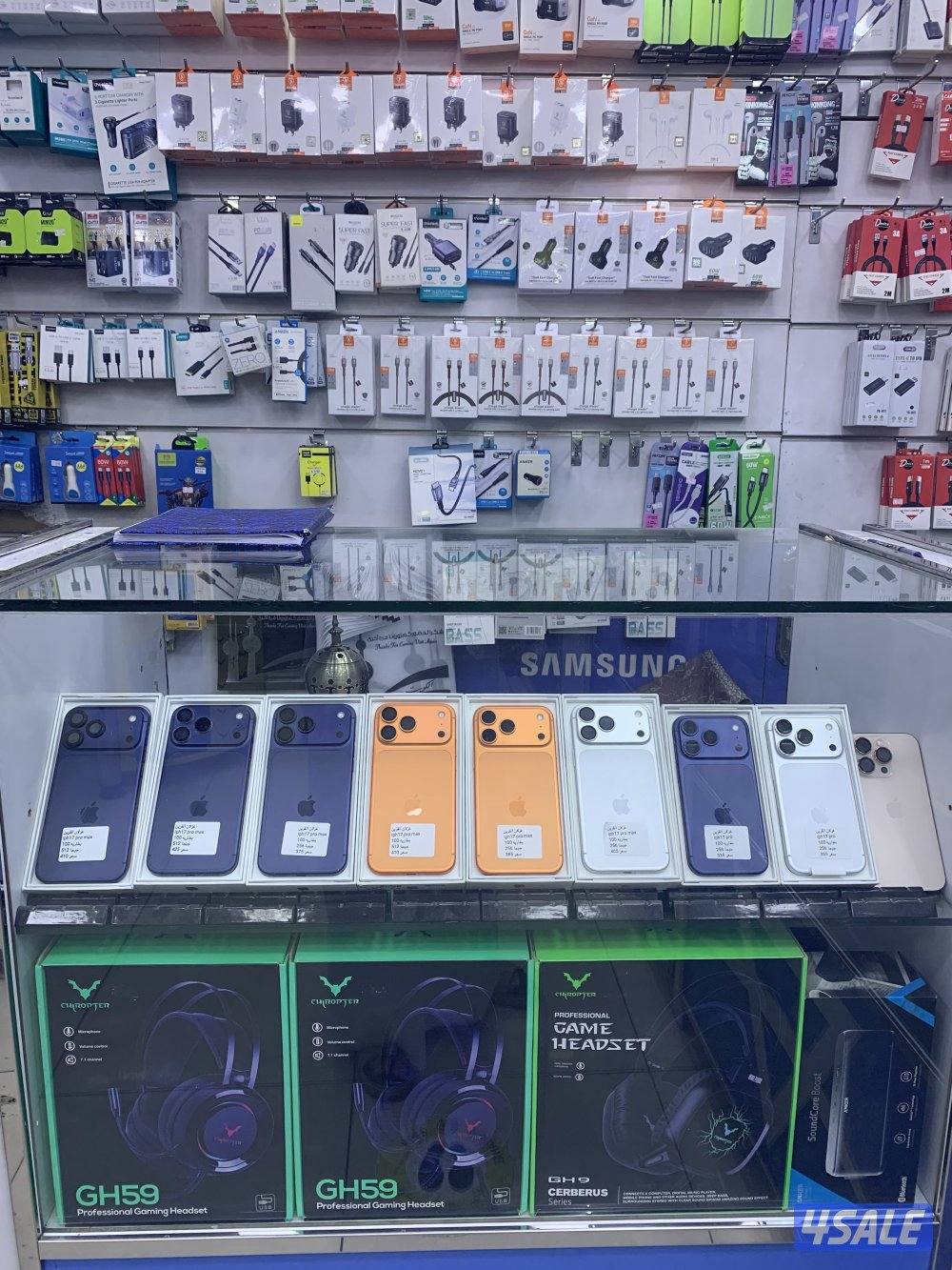 جميع اجهزة آيفون ١٧ مستعمله بحالات نظيفه وايضاً جديدة1