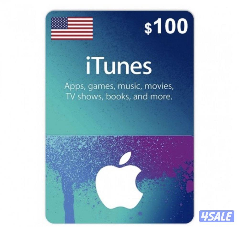للبيع ستور امريكي 100$ ايتونز0