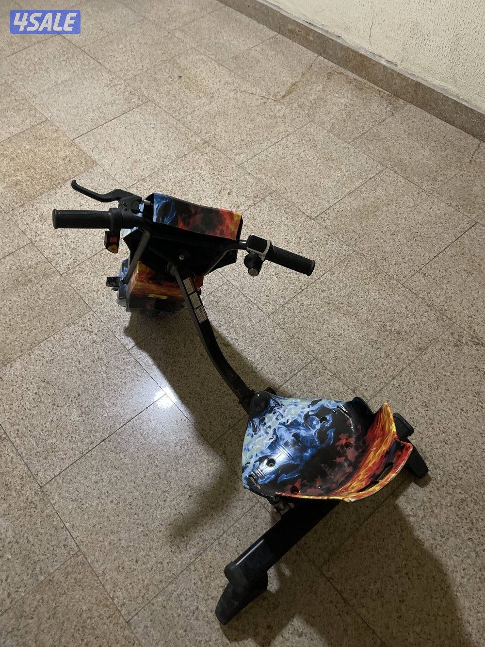 سكوتر كهربائي جميل بدون اي شي خربان -ولاكن دولاب واحد خربان1