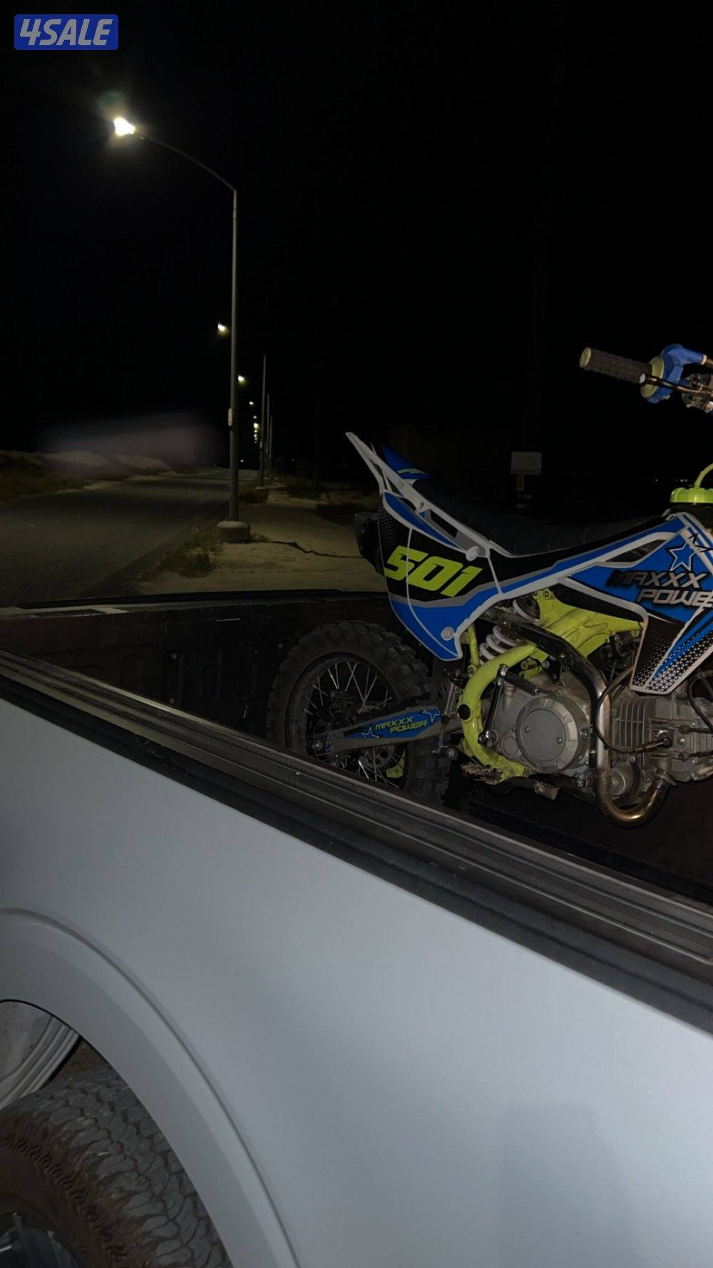 للبيع سيكل صيني حجم cc150  شرط الفحص سيكل شبه يديد ماشي اقل٥ ساعات3