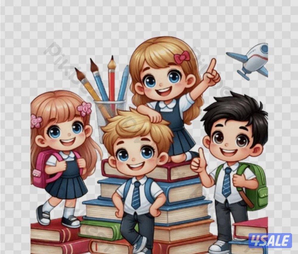 مدرسه تأسيس أطفال من ٣ سنوات  (عربي - إنجليزي -ماث او حساب )0