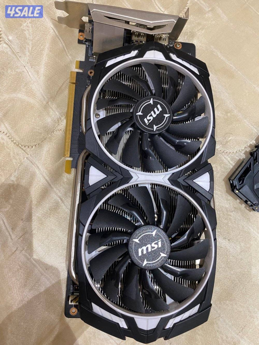 للبيع كرت شاشه و معالج وحبتين رام5