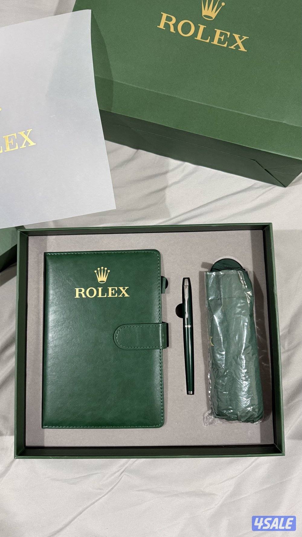 طقم رولكس ( مظله - نوت بوك - قلم )0