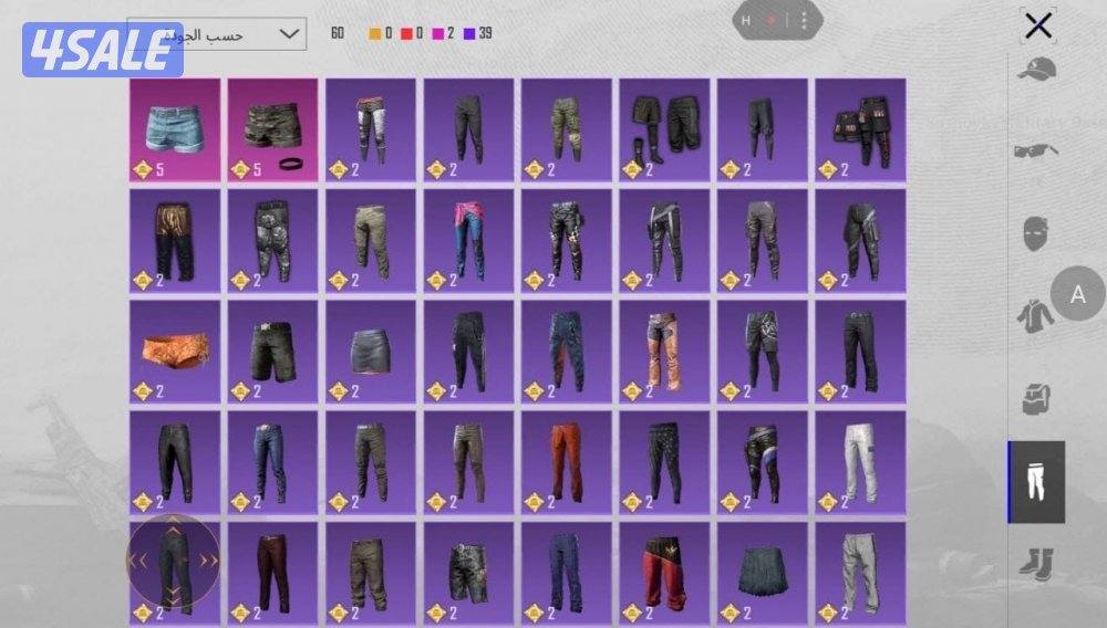 حساب ببجي فيه 90 مثك و 18 سلاح يتطور  مصروف عليه 100 الف شده  في مطافي14