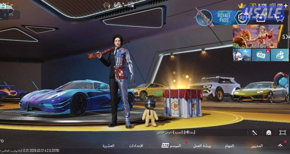 حساب ببجي للبيع فيه فوق ٢٤٠ ميثك و٥٧ سلاح3