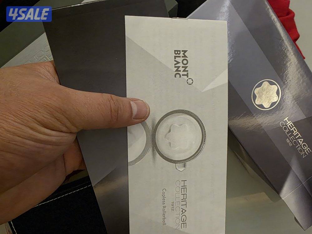 للبيع قلم مونت بلانك أصلي كامل مرفقاته و مجموعة اقلام ثانية0