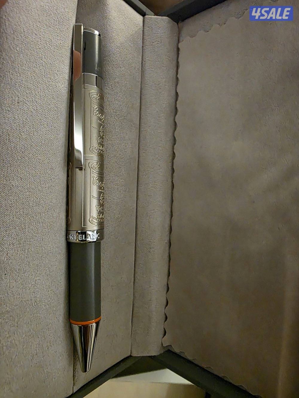 للبيع قلم مونت بلانك أصلي كامل مرفقاته و مجموعة اقلام ثانية2