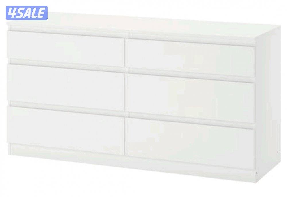WARDROBE 6 drawers cabinet. 160x68x78cm PRICE: 25KD for pick up0