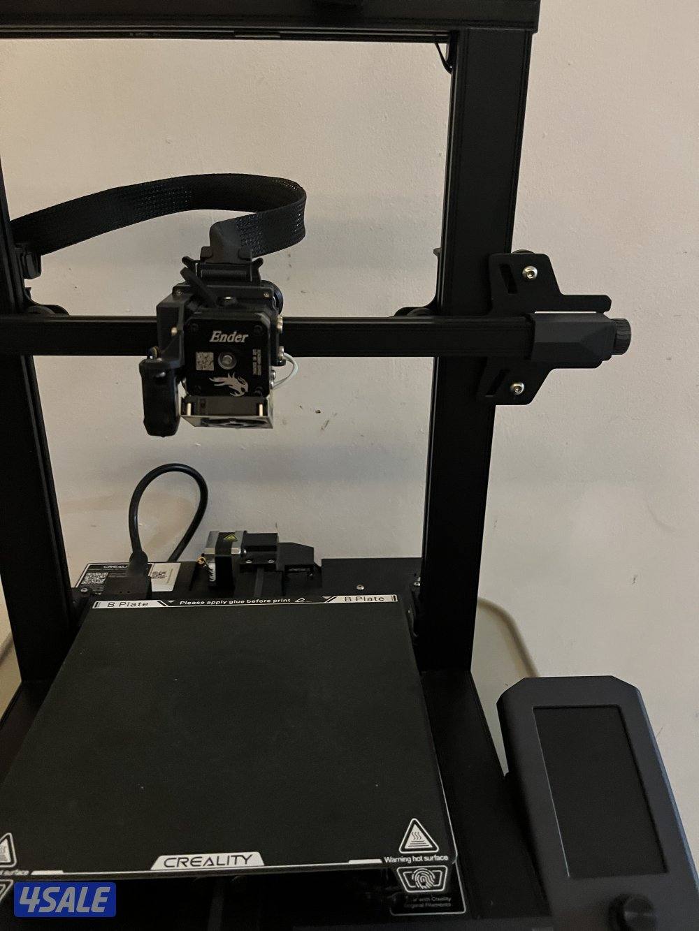 طابعة ثلاثية الأبعاد مستخدمة استخدام نظيف وخفيف ويجي معاها bed مجانا2